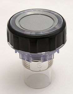 Water/air regulator, 2016/7 Platinum style - with clear base and nut (for LED's)