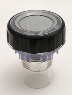 Water/air regulator, 2016/7 Platinum style - with clear base and nut (for LED's)