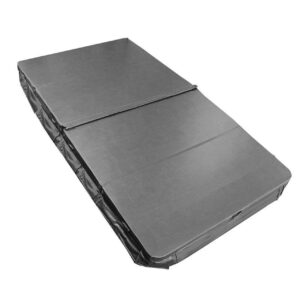 4 part (2 by 2 pieces) Slate grey replacement spa cover: 3000mm by 2300mm with a 150mm corner radius