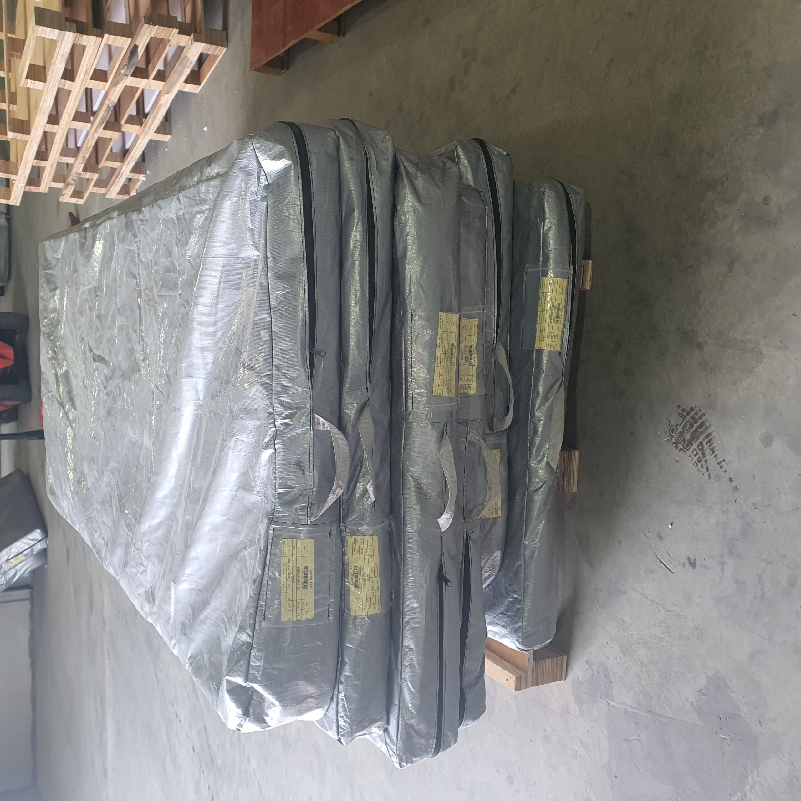 6 piece Slate grey replacement spa cover: 5900mm by 2350mm with a 150mm corner radius - Image 2
